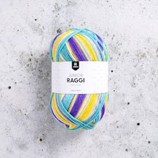 Junior Raggi Garn Ullmiks 100 g French Fields (68442) Järbo