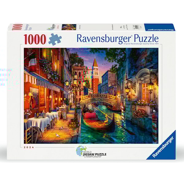 Kanalcruise i Venezia Puslespill 1000 biter, Ravensburger