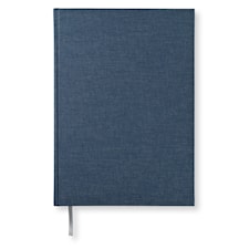 Notatbok A4 Linjert Stoff 192 sider Dark Denim Paperstyle