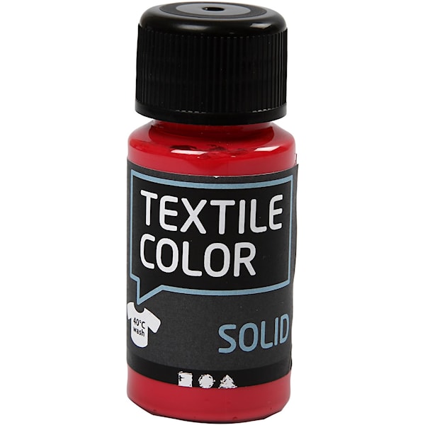Textile Color Solid, 50 ml, punainen
