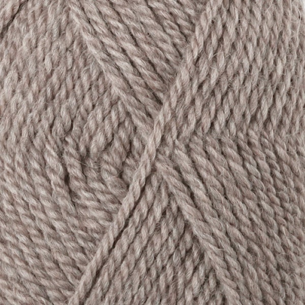 Alaska Mix Ullgarn 50 g Lys brunmelert 49 Drops