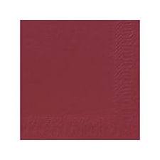 Servetter 3-lager 40x40 cm Vinröd 125 st