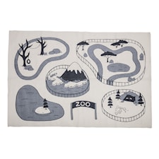 Bloomingville Matta Bomull L: 155 x B: 100 cm Grå