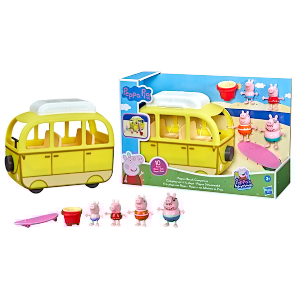 Peppa Gris Peppas Campingbil Lekesett -  Film  & Eventyrfigurer