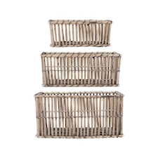 House Doctor Korit Suorakulmainen 30x28/38x36/42x40 cm 3 kpl