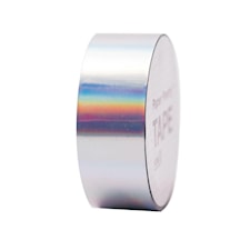Washitape holografisk, Silver 19 mm x 10 m
