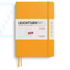 Weekly Planner & Notebook Dotted 2026 A5 Hard Rising Sun Leuchtturm1917
