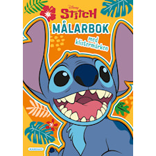 Målarbok Stitch med klistermärken Kärnan