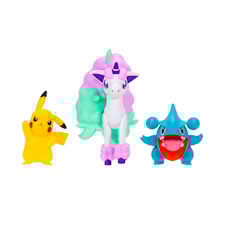 Pikachu/Gible/Ponyta Battle Figurer 3-pack Pokémon
