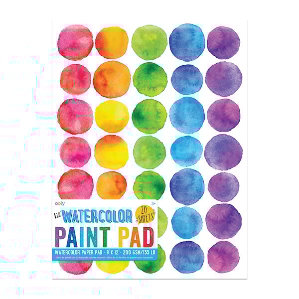 Vattenf&auml;rgsblock 200g 20 ark, Ooly