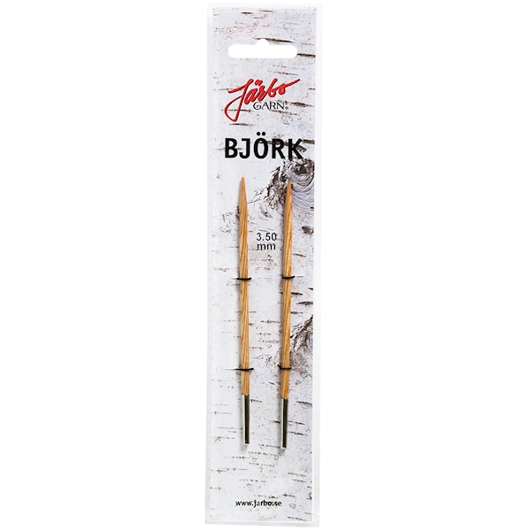 Strikkepinner med endestykke 4,5mm