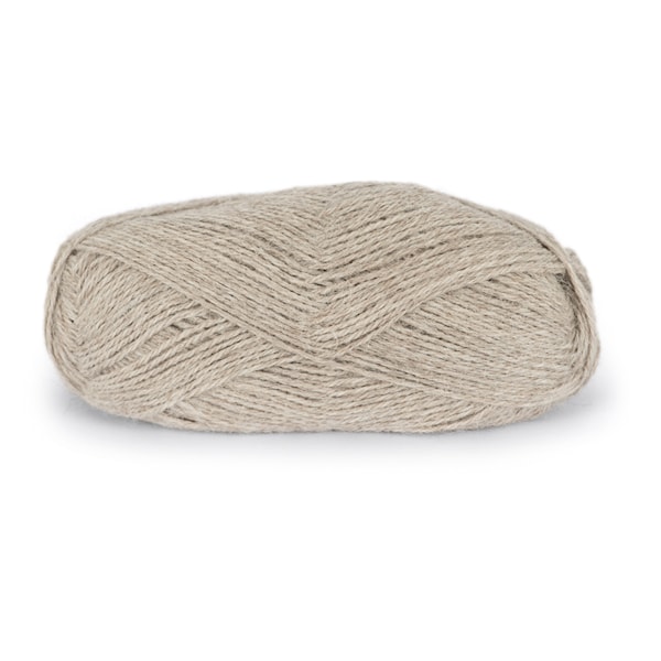 Du store Alpakka Tynn 50 g Lys Beige Melert 161