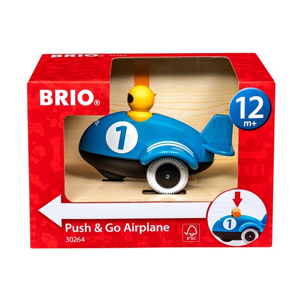 Push & Go Flygplan, Brio