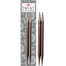 Ändstickor TWIST Lace 10cm 4mm