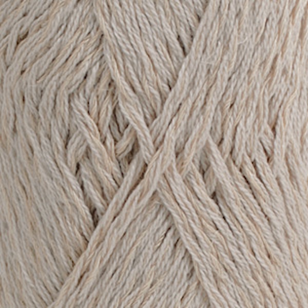 Drops, Belle Uni Colour, Garn, Bomullmiks, 50 g, Beige 09