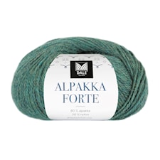 Alpakka Forte 50 g Grønn/Blå melert Dale Garn