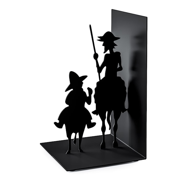 Bokstøtte Don Quijote Svart Metall Balvi