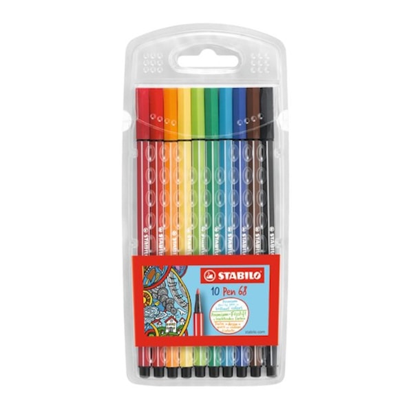 Stabilo STABILO Pen 68 10 Pakke 265200 Tilsvarer: N/A