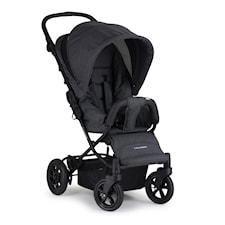 Sittevogn Compact 360 XT Air, Black Melange, Crescent