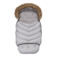 Åkpåse Mini Dots, Silver Grey, Vinter & Bloom