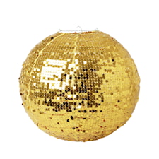 Lampskärm med paljetter, Guld, Rice
