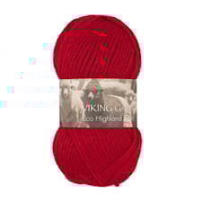 Highland Eco Wool 50 g Red 250 Viking Garn