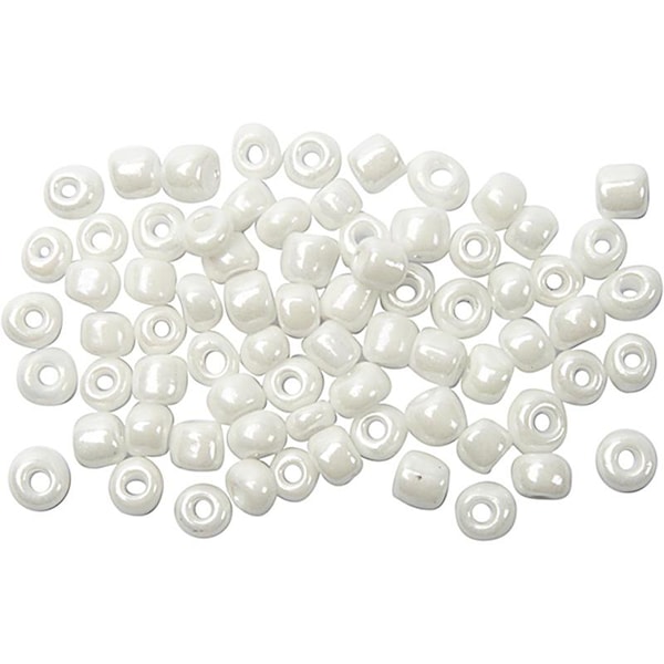 Rocaillepärlor 6/0 Pärlemor 25 g
