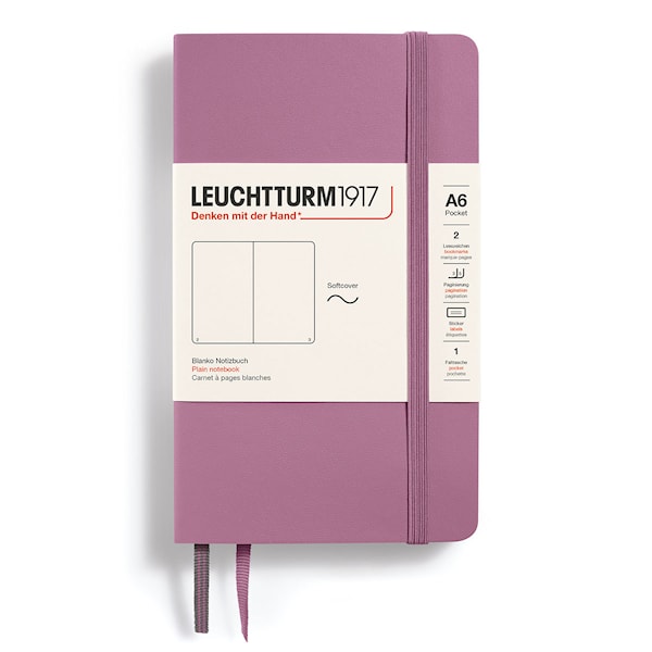 Notatbok A6 Soft Ulinjert Dusty Rose Leuchtturm 1917
