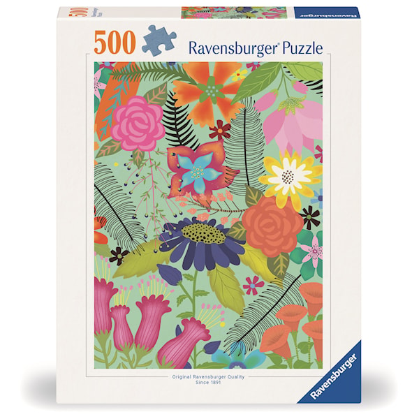Pussel Flower Jungle 500 bitar, Ravensburger