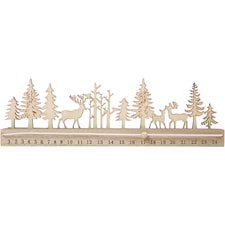 Kalender nedräkning Jul i trä