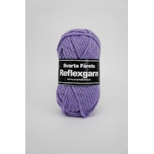 Svarta Fåret Reflexgarn Garn ullmix 50g lys lilla 61