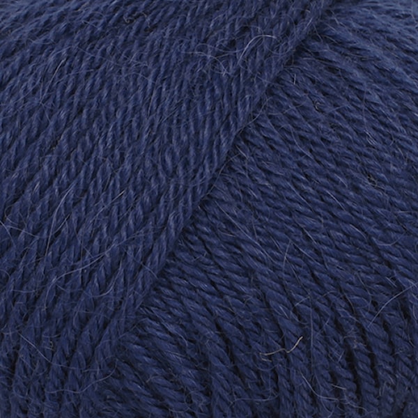 Drops, Puna Uni Colour, Garn, Alpakka, 50 g, Marineblå 13