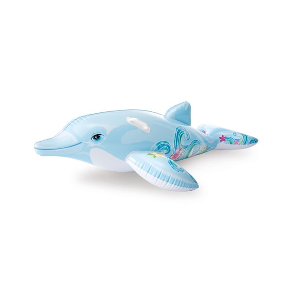 INTEX Ride-On Delfin 175x66cm (max 40kg) (från 3 år) (Lil' Dolphin Ride-On)