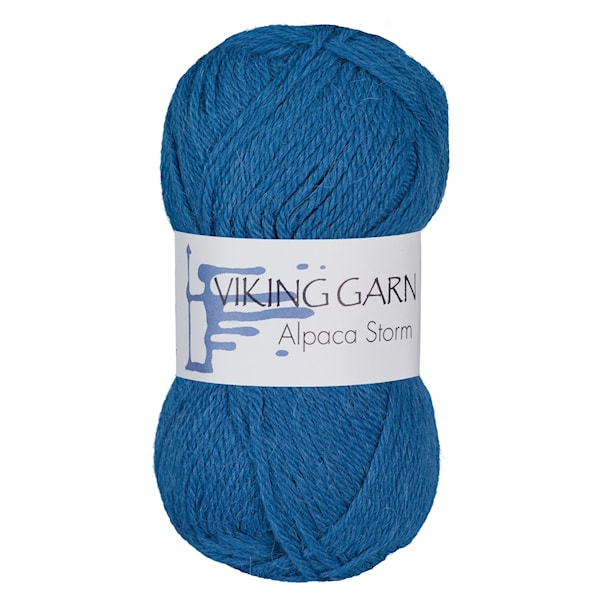 Alpaca Storm 50 g Kongeblå 525 Viking Garn