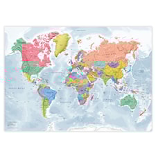 Bordstablett Världen 2-sidig 42x30 cm Gullers