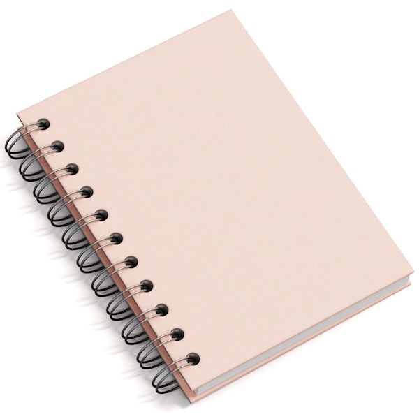 Notatbok A6 Ulinjert Dusty Pink 90 Sider Bigso Box of Sweden