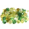 Särmähelmet, koko 4-12 mm, aukon koko 1-2,5 mm, glitter vihreä, 45 g/ 1 pkk