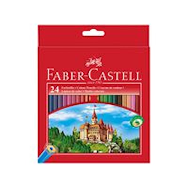 Faber-Castell Slott Fargeblyanter 24 pakning