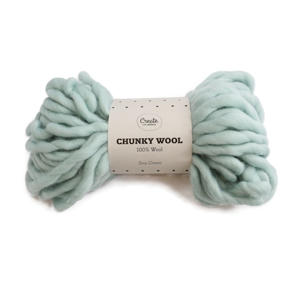Adlibris Chunky Wool lanka Sea Green 200g A133