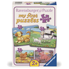 Farm Animal Families 2/4/6/8p Ravensburger