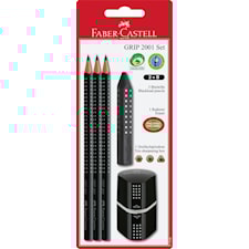 Faber-Castell Skriv-set, Grip 2001, Svart