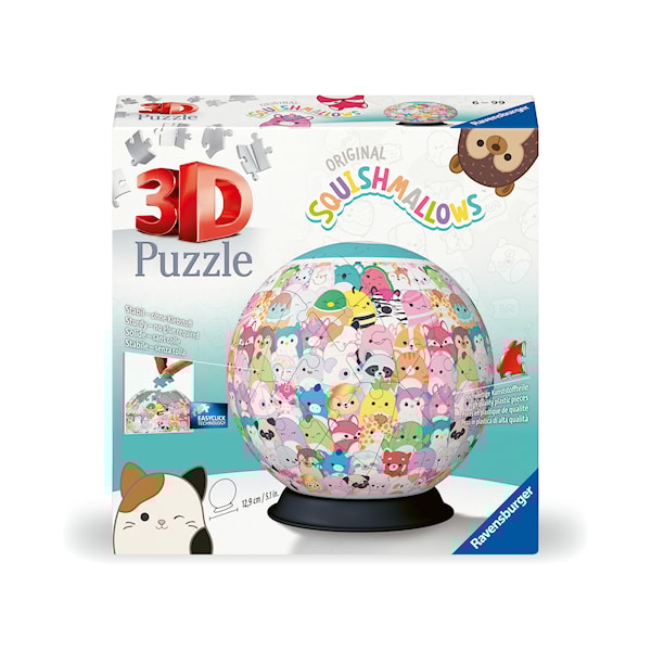 Puslespill 72 Squishmallows 3D Ball