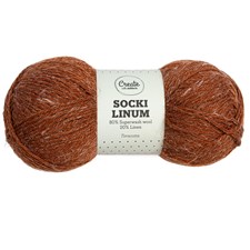 Socki Linum 100 g Teracotta C104 Adlibris