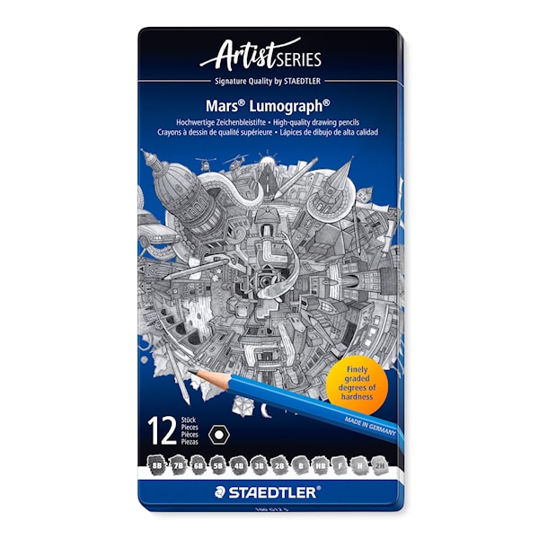 Skisspennor Premium 12-p Mars Lumograph Staedtler