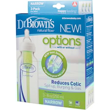Nappflaska 3-p Options Standard 250ml, Dr.Brown