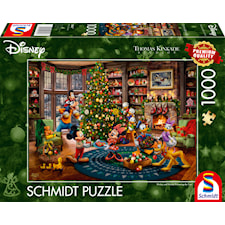 Disney, Mickey & Minnie Trimming The Tree Julpussel 1000 Bitar Schmidt
