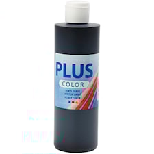 Plus Color-askartelumaali, 250 ml, musta