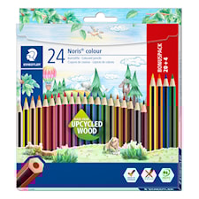 Noris® colour 24-pk fargeblyanter i WOPEX-material kjøp 24 betal for 20 BONUSPAKKE Staedtler