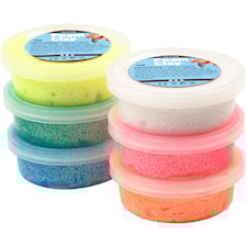 Foam Clay Glitter Modellera Mix 6x14 g