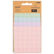 Step Notes Stick'n In Blooom Stars 4x25blad